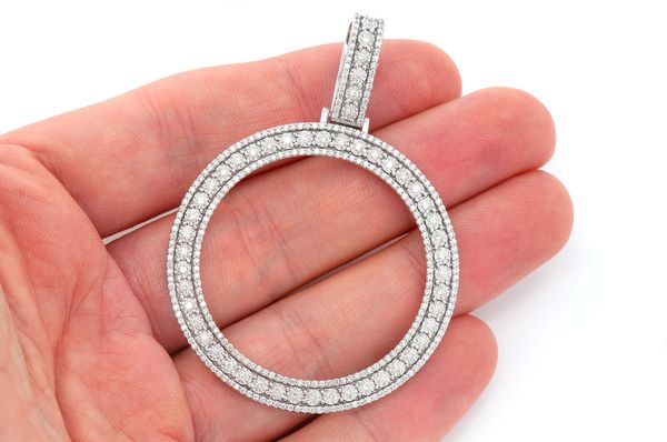Diamond Photo Memory Gold Pendant - 4.5 CTW