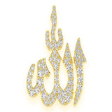 Iced out Custom Arabic Letter Pendant