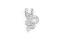 Natural Diamond Snake Pendant - 1.00 CTW