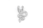 Natural Diamond Snake Pendant - 1.00 CTW