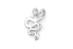 Natural Diamond Snake Pendant - 1.00 CTW