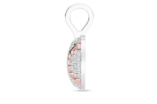 10K Gold Diamond Baseball Pendant - 1.00 CTW