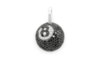 14K Solid Gold VVS Diamond 8 Ball Pendant - 0.81 CTW