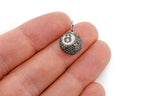 14K Solid Gold VVS Diamond 8 Ball Pendant - 0.81 CTW
