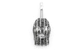 Custom Black Ski Mask Diamond Pendant - 0.25 CTW