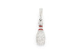 14K Solid Gold Bowling Diamond Pendant - 0.50 CTW