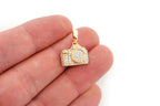 Camera Diamond Pendant 14K Solid Gold - 0.75 CTW