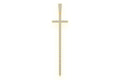 Cross Diamond Pendant Iced-Out Gold Cross Necklace - 1.25?CTW