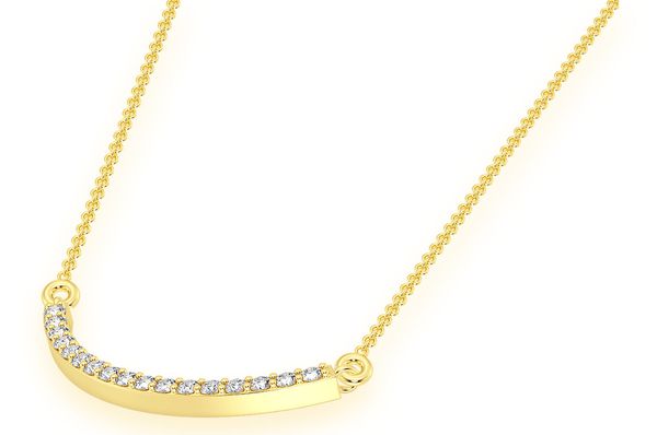 14K Gold Egyptian Eagle Pendant - 0.35 CTW