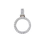Custom Diamond Memorial Charm VVS Pendant