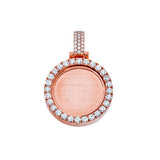 Iced out Photo 14 Solid Gold Pendant