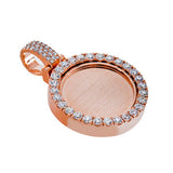Iced out Photo 14 Solid Gold Pendant