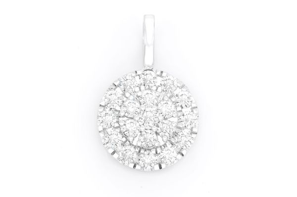 14K Gold Double-Tier Diamond Pendant - 1.75 CTW