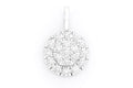 14K Gold Double-Tier Diamond Pendant - 1.75 CTW