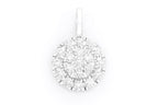 14K Gold Double-Tier Diamond Pendant - 1.75 CTW