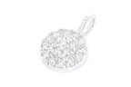 14K Gold Double-Tier Diamond Pendant - 1.75 CTW