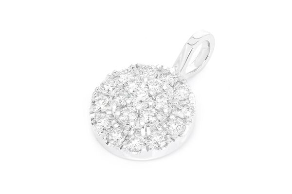 14K Gold Double-Tier Diamond Pendant - 1.75 CTW
