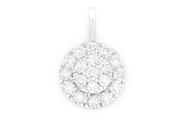 14K Gold Double-Tier Diamond Pendant - 2.75 CTW