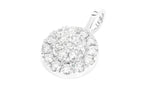 14K Gold Double-Tier Diamond Pendant - 2.75 CTW