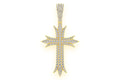 Lab Grown Diamond Cross Pendant - 6.75?CTW