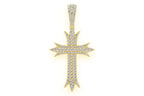 Lab Grown Diamond Cross Pendant - 6.75?CTW