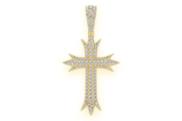 Lab Grown Diamond Cross Pendant - 6.75?CTW