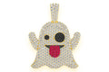 Ghost Diamond Pendant 10K Solid Gold - 5.25 CTW