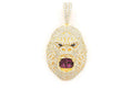 Gorilla Diamond Pendant 10K Solid Gold - 4.50 CTW