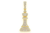 King Chess Piece 925 Silver Pendant