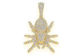 Spider Crawling Diamond Pendant 14K Solid Gold - 4.00 CTW