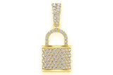 Lock Diamond VVS Lab Grown Pendant