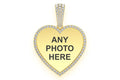 Heart Picture Diamond Pendant 14k Solid Gold - 1.25 CTW