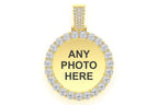 Miracle Set Picture Diamond Pendant 14k Solid Gold - 1.15 CTW