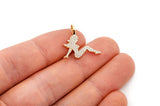 Iced out Mudflap Girl Trucker 10K Gold Pendant