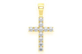 Cross Diamond Pendant 14K Solid Gold - 3.75 CTW