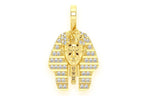 Pharaoh VVS Diamond Pendant 14K Solid Gold - 0.20 CTW