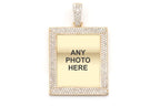 Custom Picture Diamond Pendant 14K Solid Gold - 2.85 CTW