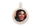 Picture Frame Memory Diamond Pendant 10k Solid Gold - 2.85 CTW