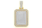 Custom Name Diamond Pendant 14K Solid Gold - 6.75 CTW