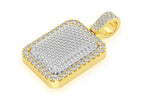 Custom Name Diamond Pendant 14K Solid Gold - 6.75 CTW