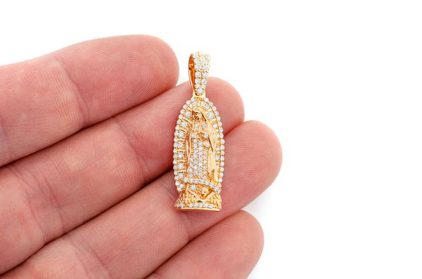 Virgin De Guadalupe Diamond Pendant - 0.7 CTW