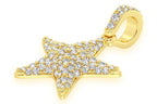 Starfish Diamond Pendant 14k Solid Gold - 0.50 CTW