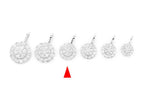Round Halo Diamond Pendant 14k solid gold - 1.15 CTW