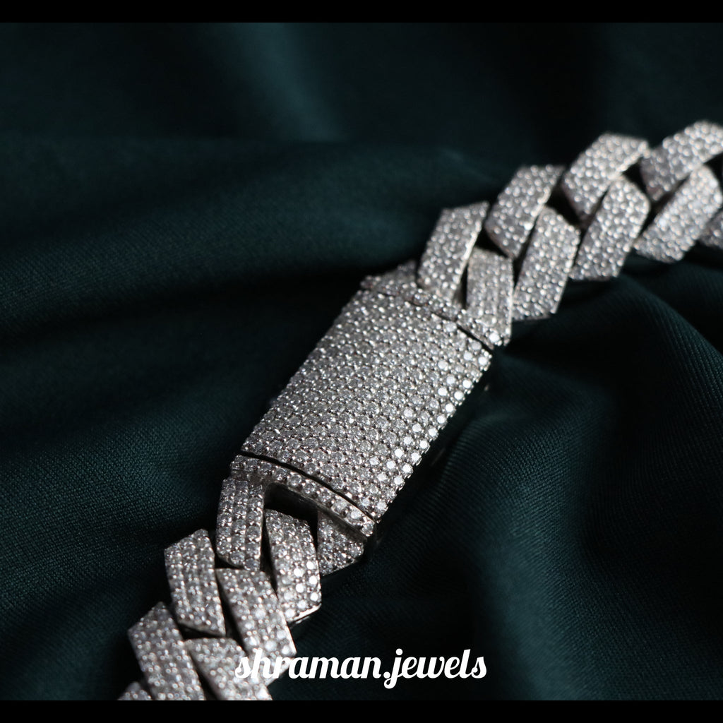 18MM Iced Out Cuban Link Chain for Men