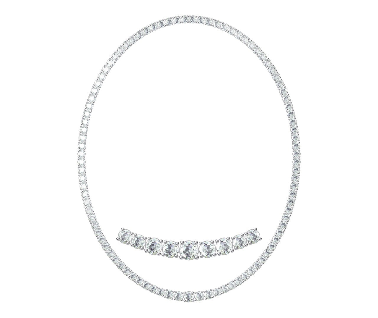 5.50MM Round Diamond Tennis Chain