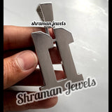 CUSTOM LETTER  NUMBER "11" VVS LUCKY DATE MEMORIAL NECKLACE DIAMOND PENDANT