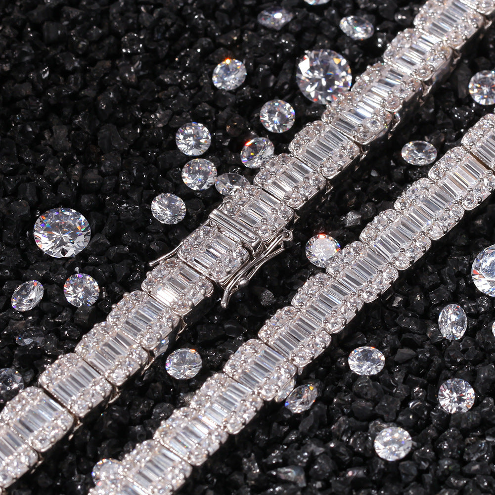 Luxurious Men's 8MM Diamond Tennis Chain