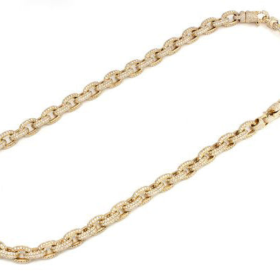 16*12MM iced out Link Chain