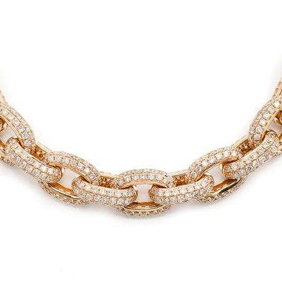 16*12MM iced out Link Chain