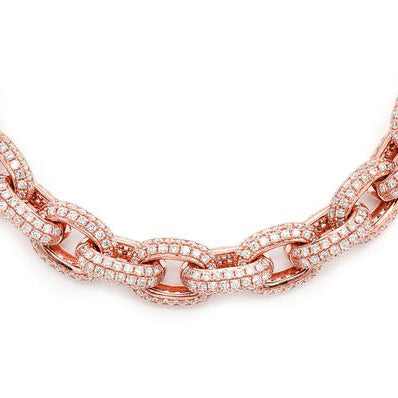 16*12MM iced out Link Chain